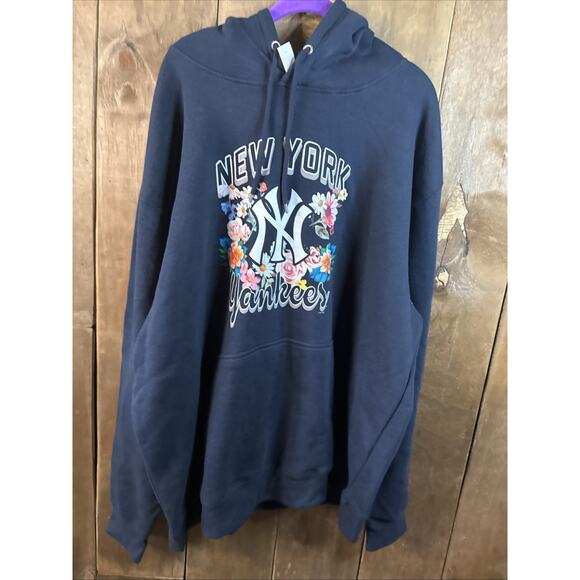 G-III by Carl Banks New York Yankees Hoodie Navy Blue 2XL - Picture 1 of 5